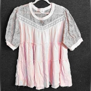 POL Pink Baby Doll Shirt 🩷